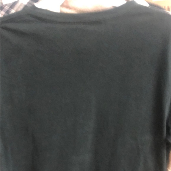 All Saints Black Short Sleeve Tee Classic Cotton Crew - Picture 8 of 9